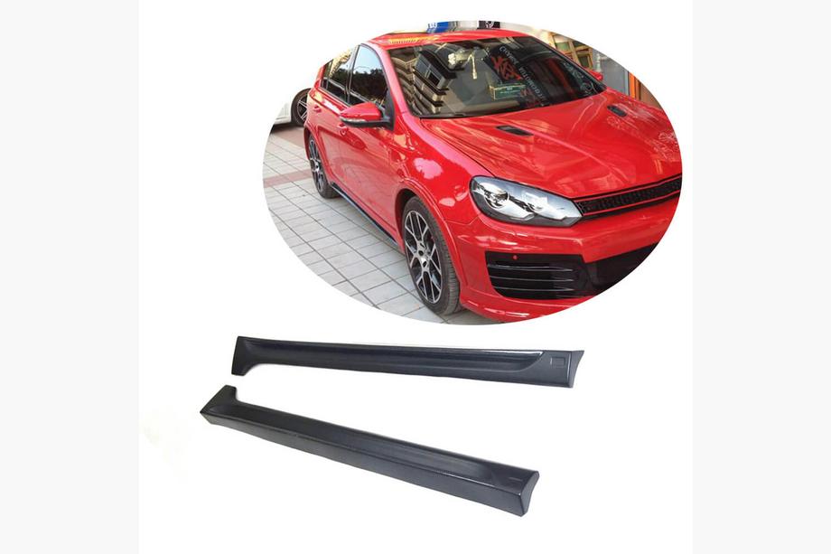 Volkswagen Golf 6 2008–2014 Sideskirts (voor Base HB 2010-2013, carbon) Image