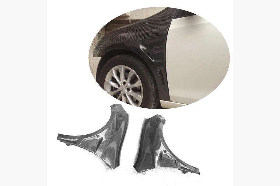 Volkswagen Golf 6 2008–2014 Spatborden (voor HB 2010-2013, carbon) Image