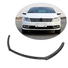Volkswagen Passat CC 2008–2017 Voorbumper lip Lip (voor 2012-2018, carbon) foto 1