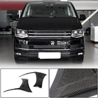 Volkswagen T6 2015–2024 Carbon frontbumper splitters (voor 2015-2019) foto 1