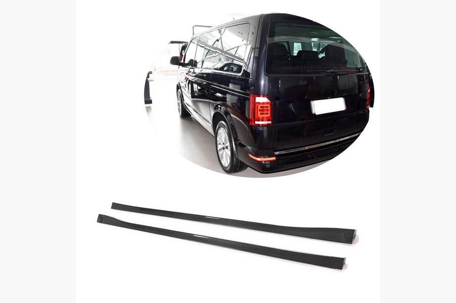 Volkswagen T6 2015–2024 Sideskirts (korte wielbasis, carbon) Foto 1