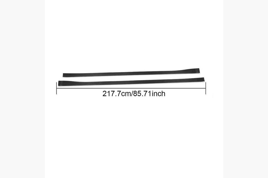 Volkswagen T6 2015–2024 Sideskirts (korte wielbasis, carbon) Foto 6