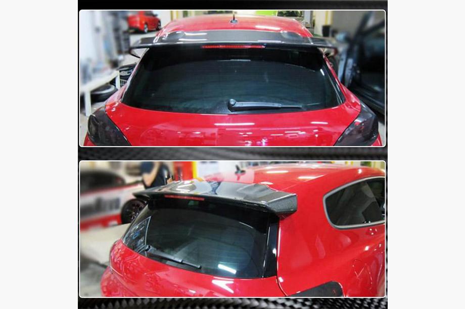 Volkswagen Scirocco 2008–2017 Spoiler V2 (voor Base, carbon) Foto 4