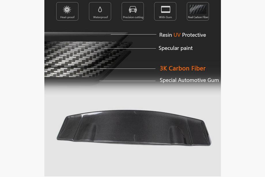 Volkswagen Scirocco 2008–2017 Spoiler V2 (voor Base, carbon) Foto 5