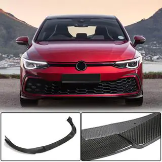 Frontbumper lip Lip (voor GTI HB, carbon) foto 1