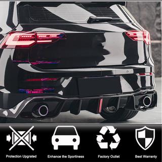 Achterbumper diffuser (voor GTI HB, carbon) foto 2