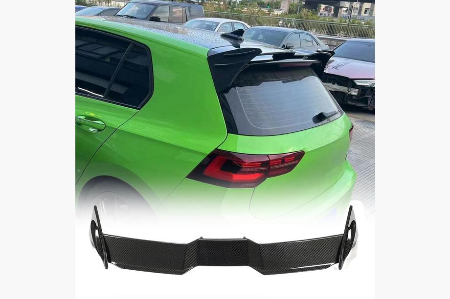 Volkswagen Golf 8 2019– Spoiler V2 (voor GTI/R EU 2019-2024, carbon) Image