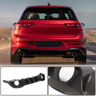 Volkswagen Golf 8 2019– Achterbumper diffuser (voor GTI HB, dry carbon) foto 1