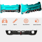 Volkswagen Golf 8 2019– Achterbumper diffuser (voor GTI HB, dry carbon) foto 2