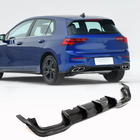 Volkswagen Golf 8 2019– Achterbumper diffuser (voor R HB, carbon) foto 1