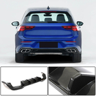 Volkswagen Golf 8 2019– Achterbumper diffuser (voor R HB, droog carbon) foto 2