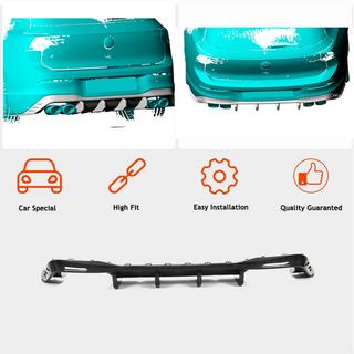 Achterbumper diffuser (voor R HB, droog carbon) foto 3