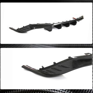 Achterbumper diffuser (voor R HB, droog carbon) foto 4