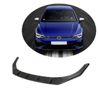 Volkswagen Golf 8 2019– Frontbumper lip Lip (voor R HB 2019-2024, carbon) foto 1