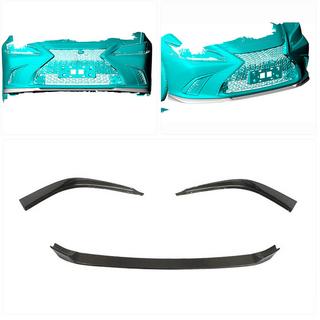 Front bumper lip (voor Base/F-Sport 2018-2020, carbon) foto 2