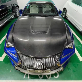 Carbon motorkap voor GS F 2015-2020 foto 1