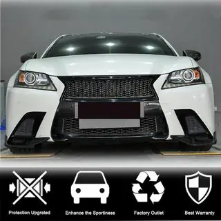 Voorbumper lipspoilers (voor F-Sport 2011-2015, carbon) foto 3