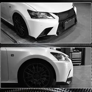 Voorbumper lipspoilers (voor F-Sport 2011-2015, carbon) foto 4
