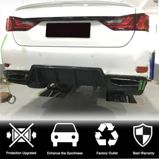 Achterbumper diffuser (voor F-Sport 2011-2015, carbon) foto 3