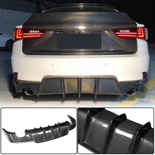 Achterbumper diffuser V1 (voor Base/F-Sport 2013-2016, carbon) Lexus IS 2013– foto 1
