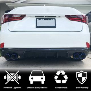 Achterbumper diffuser V2 (voor Base/F-Sport 2013-2016, carbon) foto 2