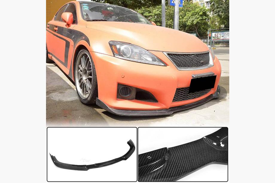 Lexus IS 2005–2013 Frontbumper lip (voor F 2011-2013, carbon) Image