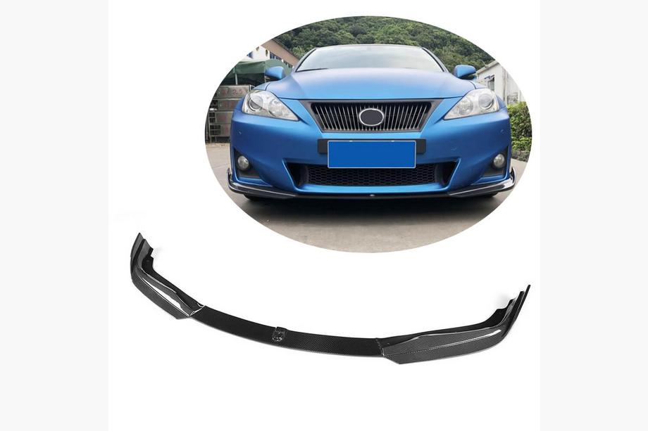 Lexus IS 2005–2013 Frontlip voor voorbumper Lip (voor Base 2011-2013, carbon) Image