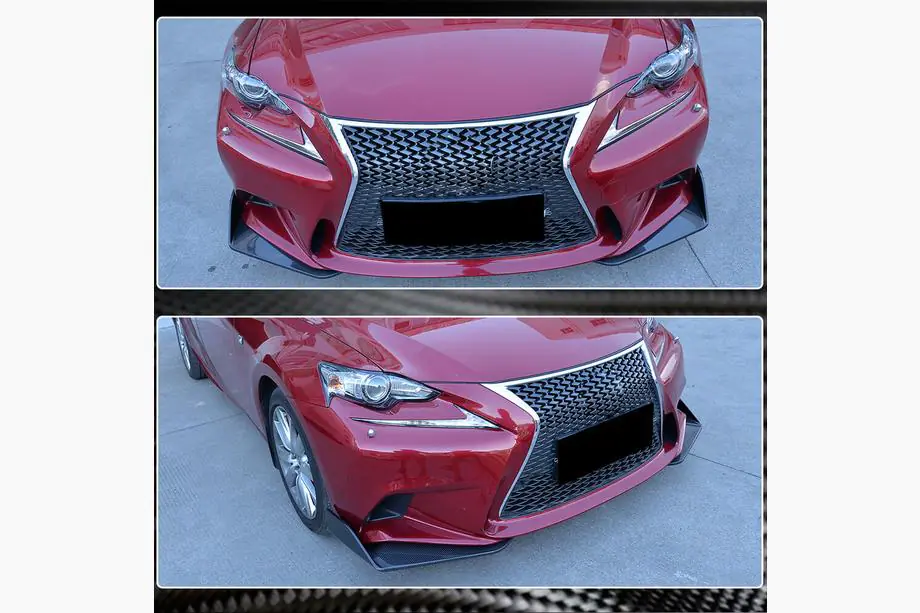Lexus IS 2013– Frontbumper flaps (voor F-Sport 2013-2016, carbon) Foto 3
