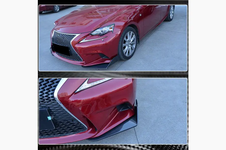 Lexus IS 2013– Frontbumper flaps (voor F-Sport 2013-2016, carbon) Foto 4