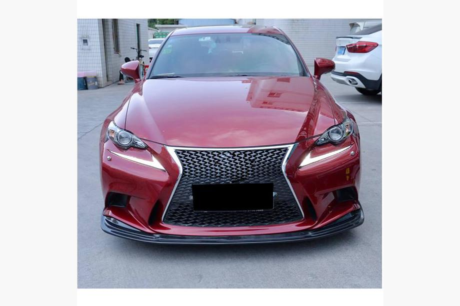 Lexus IS 2013– Carbon front bumper lip (voor F-Sport 2013-2016, Carbon) Foto 2