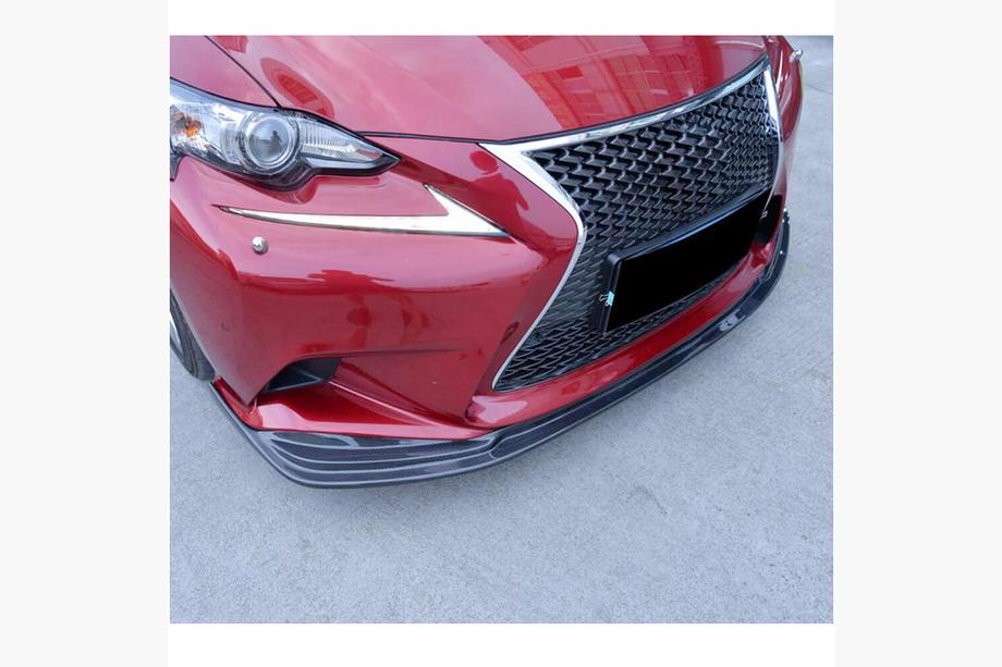 Lexus IS 2013– Carbon front bumper lip (voor F-Sport 2013-2016, Carbon) Foto 3