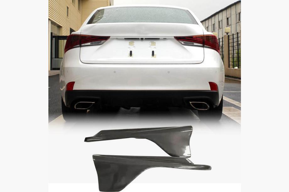 Lexus IS 2013– Achterbumper flaps Flap (voor F-Sport Base 2016-2020, carbon) Foto 1