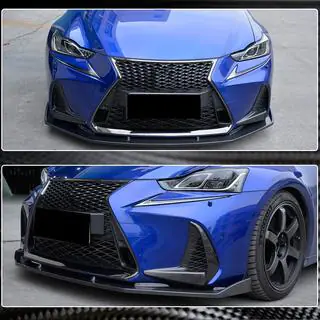 Front bumper lip (voor Base/F-Sport 2016-2020, carbon)