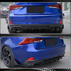 Lexus IS 2013– Carbon achterbumperlijsten (voor Base/F-Sport 2016-2020) foto 5