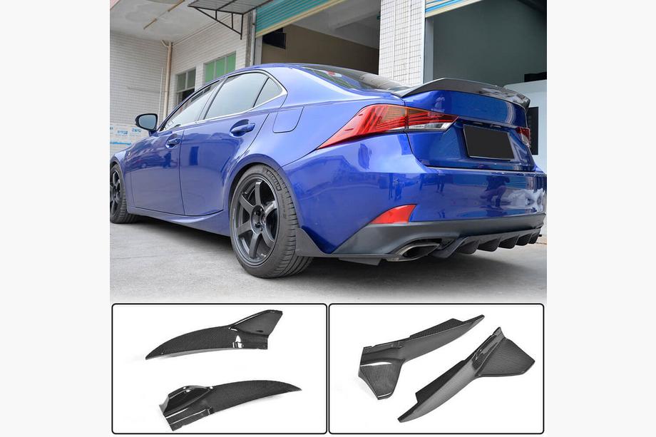 Lexus IS 2013– Carbon achterbumperlijsten (voor Base/F-Sport 2016-2020) Image