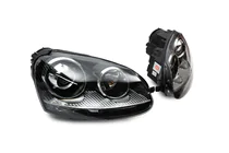 Volkswagen Golf 5 2003–2009 Koplampen met projectorlens Black (2 st.) foto 3