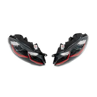 Koplampen voor Golf 7 Style Red (zonder regelunits, 2 stuks) Volkswagen Golf 6 2008–2014 foto 3