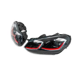 Koplampen voor Golf 7 Style Red (zonder regelunits, 2 stuks) Volkswagen Golf 6 2008–2014 foto 4