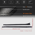 Infiniti G25/G35/37 (V36/CV36) 2006–2015 Sideskirts (voor G37 SD 2009-2013, carbon) foto 5