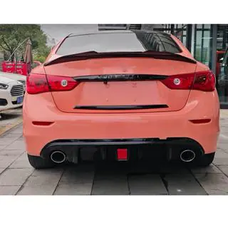Achterbumper diffuser V2 (voor Q50 Base/Sport 2014-2017, carbon) Infiniti Q50/Q60 2013–2024 foto 2