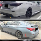 Infiniti Q50/Q60 2013–2024 Carbon achterbumperstrip (voor Q50 Base/Sport 2014-2017) foto 4