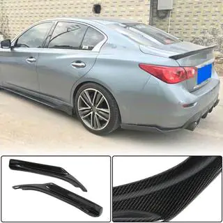 Carbon achterbumperstrip (voor Q50 Base/Sport 2014-2017) Infiniti Q50/Q60 2013–2024 foto 1