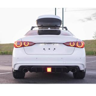 Achterbumper diffuser V1 (voor Q50 Base/Sport 2018-2023) Infiniti Q50/Q60 2013–2024 foto 2