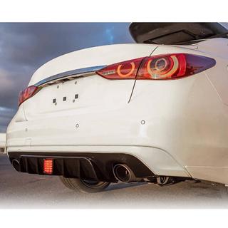 Achterbumper diffuser V1 (voor Q50 Base/Sport 2018-2023) Infiniti Q50/Q60 2013–2024 foto 3