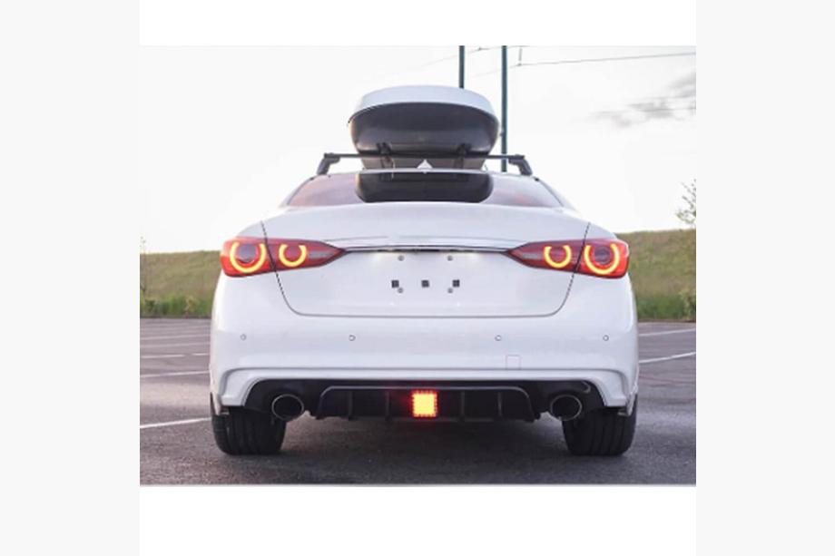 Infiniti Q50/Q60 2013–2024 Achterbumper diffuser V1 (voor Q50 Base/Sport 2018-2023) Foto 3