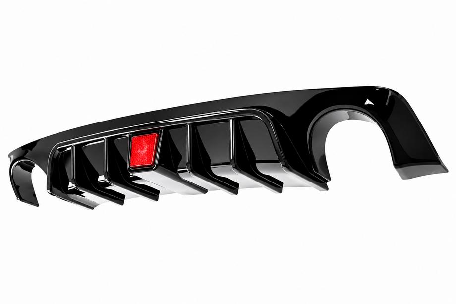 Infiniti Q50/Q60 2013–2024 Achterbumper diffuser V1 (voor Q50 Base/Sport 2018-2023) Foto 2