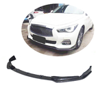 Infiniti Q50/Q60 2013–2024 Voorbumper lip Lip V1 (voor Q50 Base 2014-2017, carbon) foto 1
