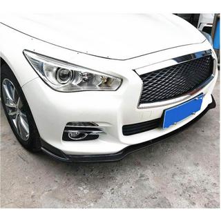 Voorbumper lip Lip V1 (voor Q50 Base 2014-2017, carbon) Infiniti Q50/Q60 2013–2024 foto 3