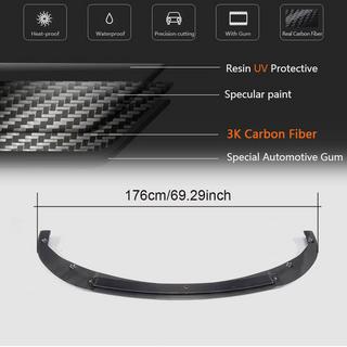 Voorbumper lip Lip V2 (voor Q50 Base 2014-2017, carbon) Infiniti Q50/Q60 2013–2024 foto 4