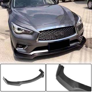 Front bumper lip Lip V1 (voor Q50 Base 2018-2023, carbon) Infiniti Q50/Q60 2013–2024 foto 2